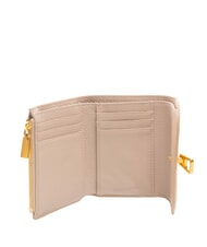 COCCINELLE MAGIE Portofel mediu din piele ciocănită rozete - Portofele femei - 2