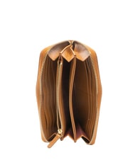 COCCINELLE METALLIC SOFT Portofel din piele texturata - Portofele femei