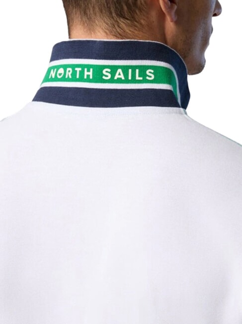 CORE Tricou polo cu m&acirc;necă scurtă din bumbac alb - maiou Polo