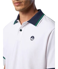 NORTH SAILS CORE Tricou polo cu m&acirc;necă scurtă din bumbac alb - maiou Polo - 5