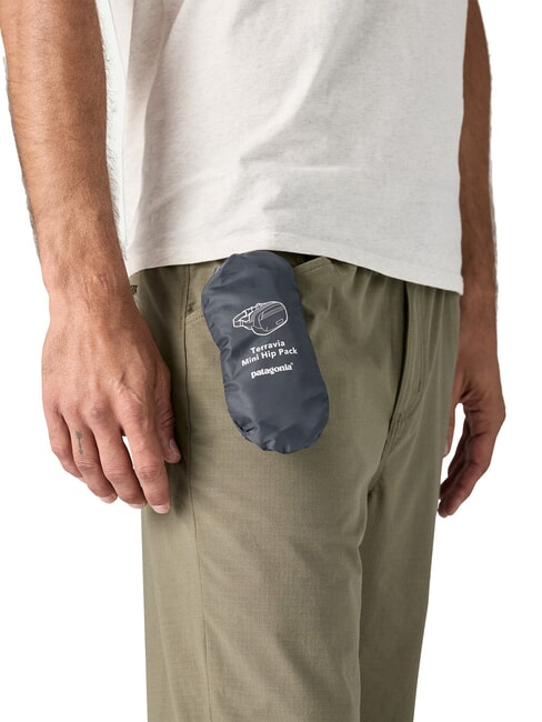 TERRAVIA MINI Husă mică pliabilă patchwork: verde eucalipt - Borsete de br&acirc;u