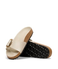 BIRKENSTOCK MADRID BIG BUCKLE Sandale din piele stridie strălucitoare - Pantofi femei - 4