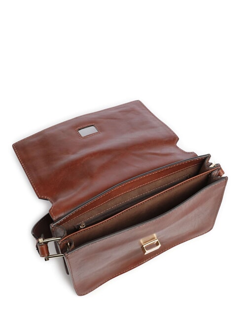 BEATRICE Geantă de umăr, cu curea de umăr BROWN - Genți femei