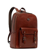 THE BRIDGE GALILEO Rucsac din piele Maro / Ruteniu - Rucsacuri pentru școală și timp liber - 2