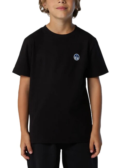 CORE Tricou cu guler rotund negru - Tricou copil