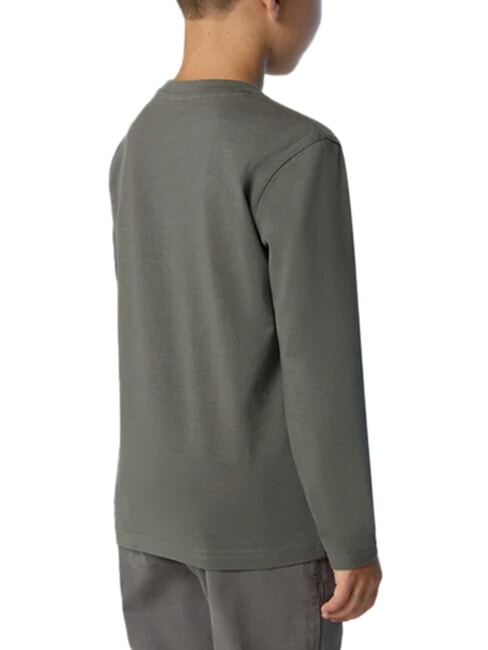 CORE Tricou cu m&acirc;necă lungă oraș gri - Tricou copil