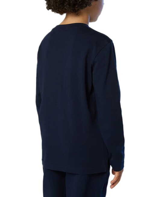 CORE Tricou cu m&acirc;necă lungă albastru marin - Tricou copil
