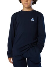 NORTH SAILS CORE Tricou cu m&acirc;necă lungă albastru marin - Tricou copil - 2