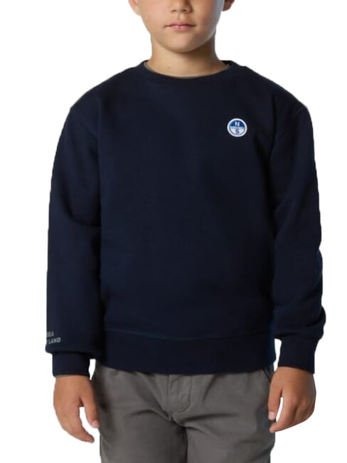 CORE Hanorac unisex din bumbac organic albastru marin - Hanorac pentru bebeluși