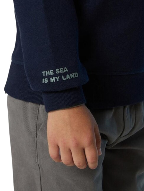 CORE Hanorac unisex din bumbac organic albastru marin - Hanorac pentru bebeluși