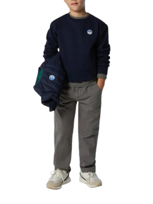 CORE Hanorac unisex din bumbac organic albastru marin - Hanorac pentru bebeluși