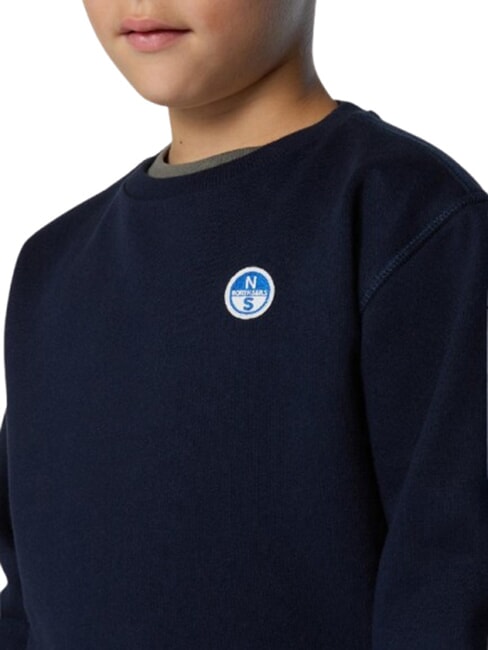 CORE Hanorac unisex din bumbac organic albastru marin - Hanorac pentru bebeluși