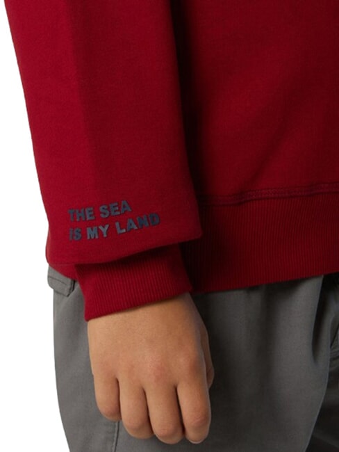 CORE Hanorac unisex din bumbac organic dalie roșie - Hanorac pentru bebeluși