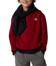 NORTH SAILS CORE Hanorac unisex din bumbac organic dalie roșie - Hanorac pentru bebeluși - 5