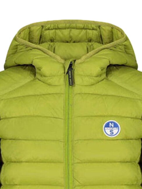 EXPLORER Geacă unisex cu puf verde auriu - Jachete pentru copii