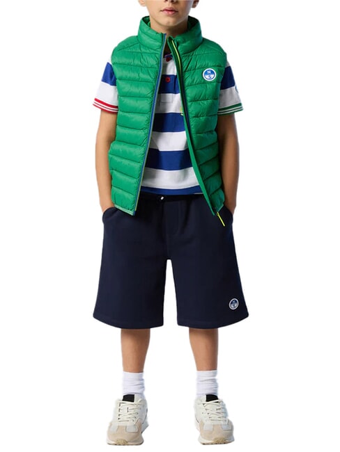 EXPLORER Jachetă unisex fără m&acirc;neci din puf albina verde - Jachete pentru copii