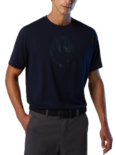CORE Tricou de bumbac albastru marin - tricou