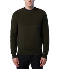 NORTH SAILS KNITTED Pulover cu guler rotund verde de pădure - Pulovere pentru bărbați - 2