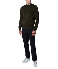 NORTH SAILS KNITTED Pulover cu guler rotund verde de pădure - Pulovere pentru bărbați - 4
