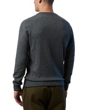 NORTH SAILS N|S Pulover cu guler rotund melange gri mediu - Pulovere pentru bărbați - 3