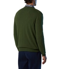 NORTH SAILS N|S Pulover cu guler rotund verde iederă - Pulovere pentru bărbați - 3