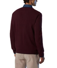 NORTH SAILS N|S Pulover cu guler rotund Bordeaux - Pulovere pentru bărbați - 3