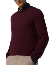NORTH SAILS N|S Pulover cu guler rotund Bordeaux - Pulovere pentru bărbați - 4