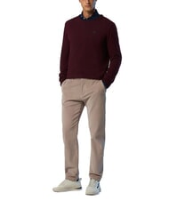 NORTH SAILS N|S Pulover cu guler rotund Bordeaux - Pulovere pentru bărbați - 5