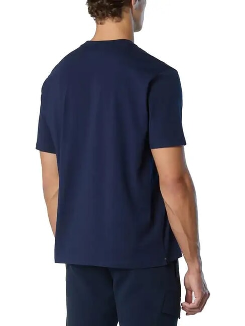 NORTH TECH Tricou 100% bumbac albastru marin - tricou