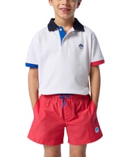 NORTH SAILS BASIC Pantaloni scurți boxer de plajă &icirc;n stil volei roșu psihopat - Costume de baie pentru copii - 2