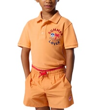 NORTH SAILS BASIC Pantaloni scurți boxer de plajă &icirc;n stil volei portocaliu deschis - Costume de baie pentru copii - 2