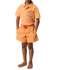 NORTH SAILS BASIC Pantaloni scurți boxer de plajă &icirc;n stil volei portocaliu deschis - Costume de baie pentru copii - 5