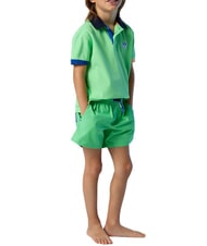 NORTH SAILS BASIC Pantaloni scurți boxer de plajă &icirc;n stil volei verde de vară - Costume de baie pentru copii - 5