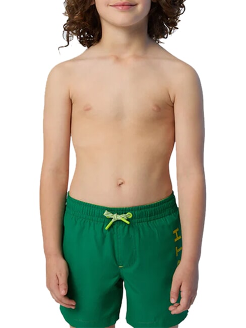 BASIC Costum de boxer albina verde - Costume de baie pentru copii