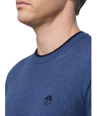 NORTH SAILS N|S Pulover cu guler rotund melanj albastru China - Pulovere pentru bărbați - 4