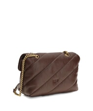 PINKO MINI LOVE BAG Geanta Nappa vin de burgundă - aur antic - Genți femei - 3