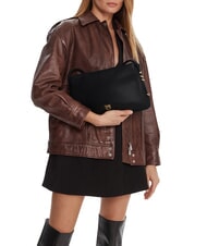 PINKO TRIPLET Geantă de umăr aur negru-vechi - Genți femei - 4