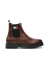 TOMMY HILFIGER TH JEANS Ghete din piele pentru gleznă - Pantofi femei