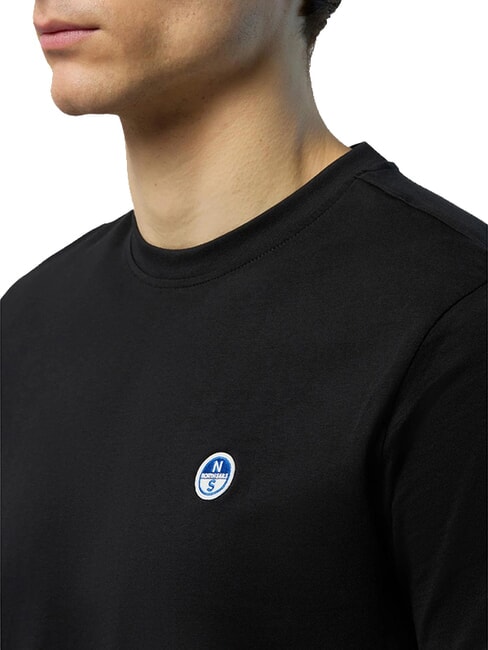 BOLLO Tricou din bumbac negru - tricou