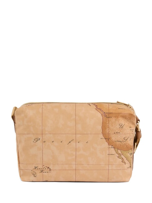 SOFT PETALS Geantă de umăr TUTUN - Genți femei