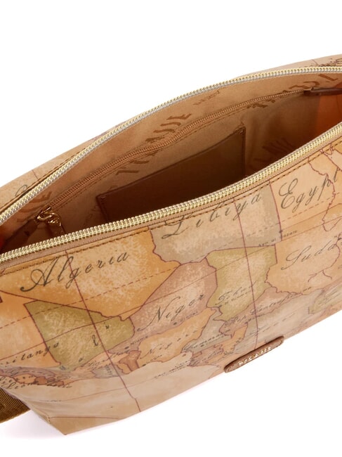 SOFT PETALS Geantă de umăr TUTUN - Genți femei