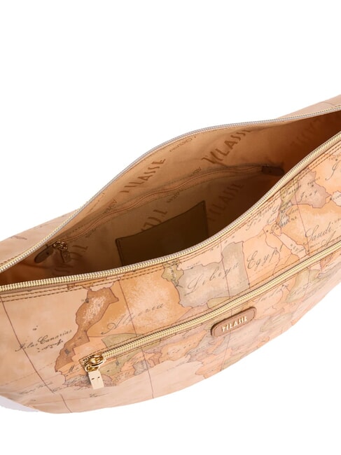 SOFT PETALS Geantă de umăr TUTUN - Genți femei