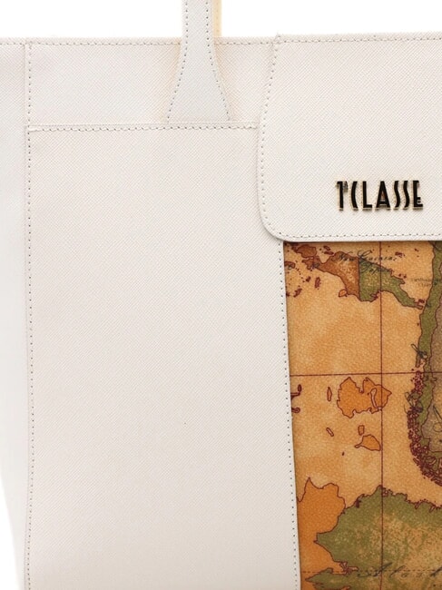 BLOO CITY Sacoșă mare de cumpărături fildeş - Genți femei