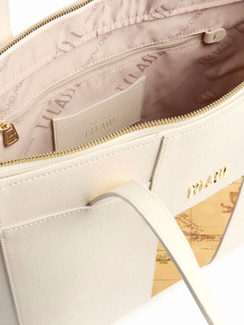 BLOO CITY Sacoșă mare de cumpărături fildeş - Genți femei