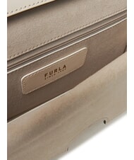 FURLA CAMPIONARIO - SFERA Geantă de umăr mini CREMĂ - Genți femei - 6