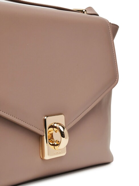 MERIDIANA  Geantă de piele mov - Genți femei