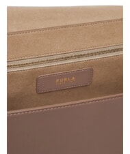 FURLA CAMPIONARIO - MERIDIANA  Geantă de piele mov - Genți femei - 6