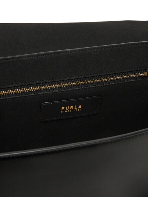 MERIDIANA  Geantă de piele negru - Genți femei