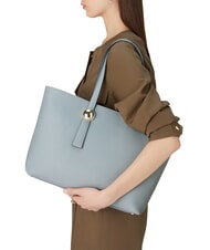 FURLA SFERA Geantă de cumpărături din piele nor - Genți femei - 2