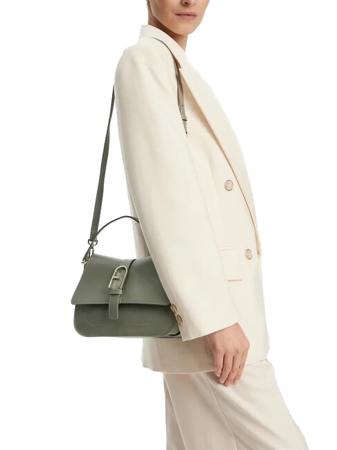 CAMPIONARIO - FLOW  Geantă de m&acirc;nă, cu curea de umăr agaveb - Genți femei